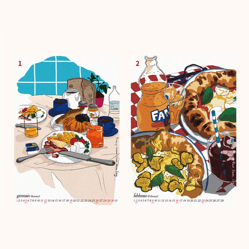 2026 Italy Calendar (A4)