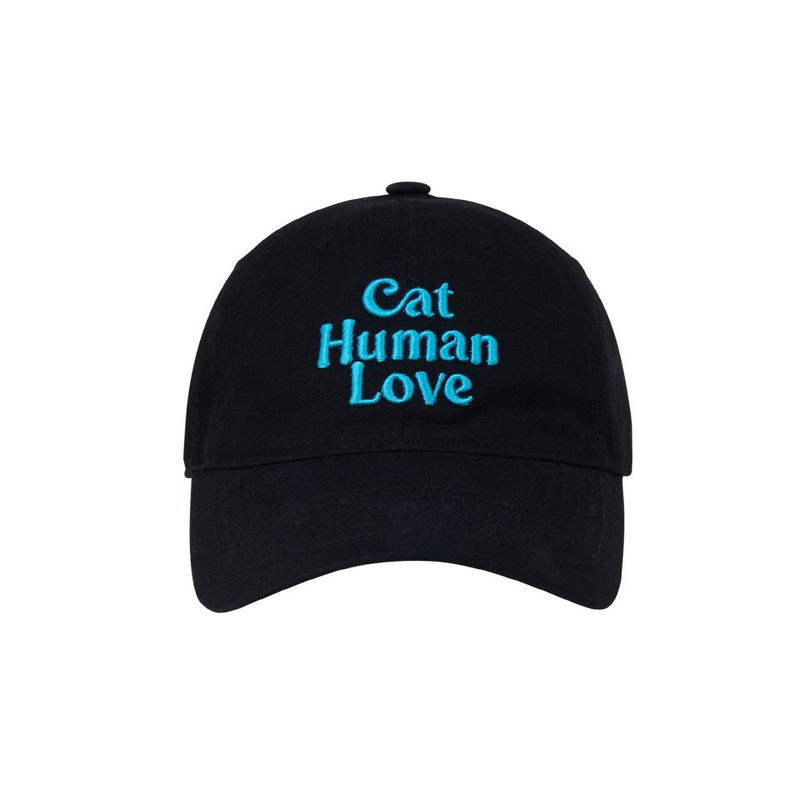 CAT HUMAN LOVE BALL CAP_BLK/MNT