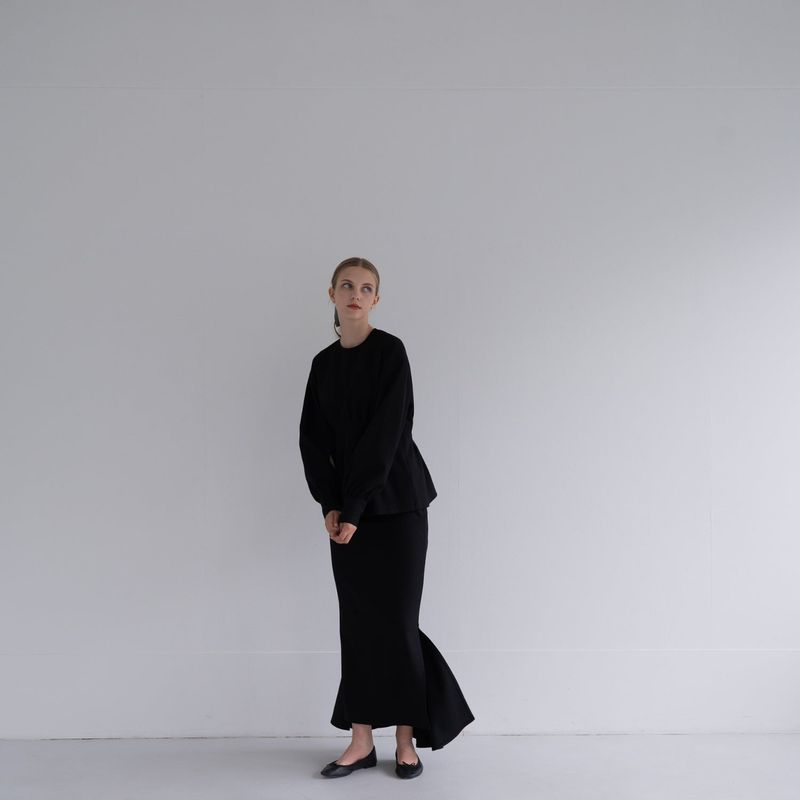 High waist mermaid skirt third