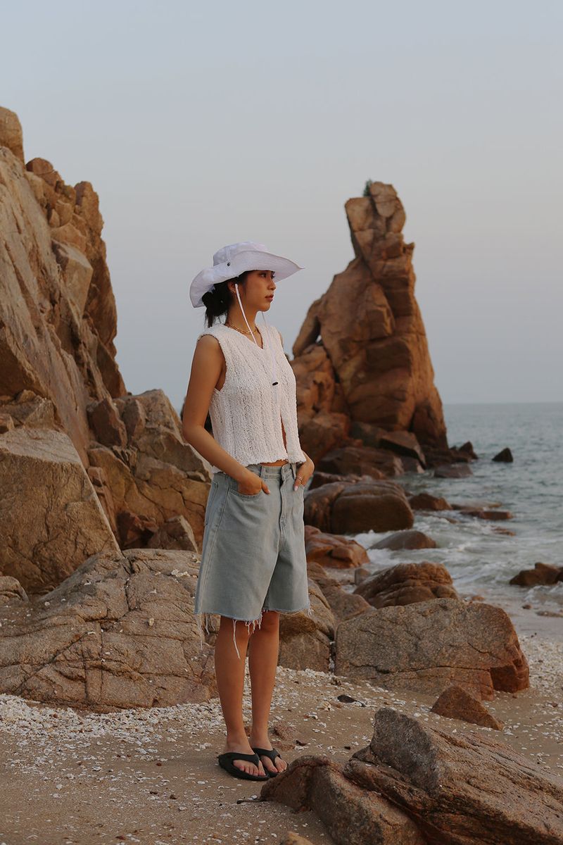 ROZELY SUMMER KNIT VEST