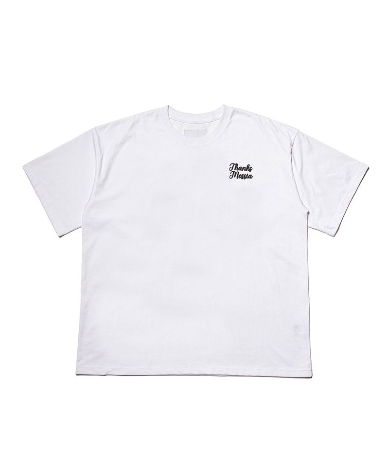 THANKS MESSIA（サンキュー メシア）の「ハンドリトゥンカウボーイTシャツ-WHITE（トップス）」
