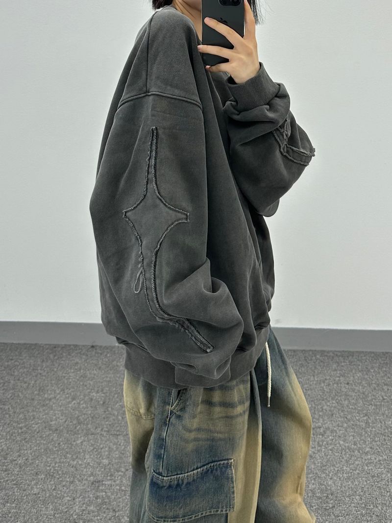 shine patch sweatshirt