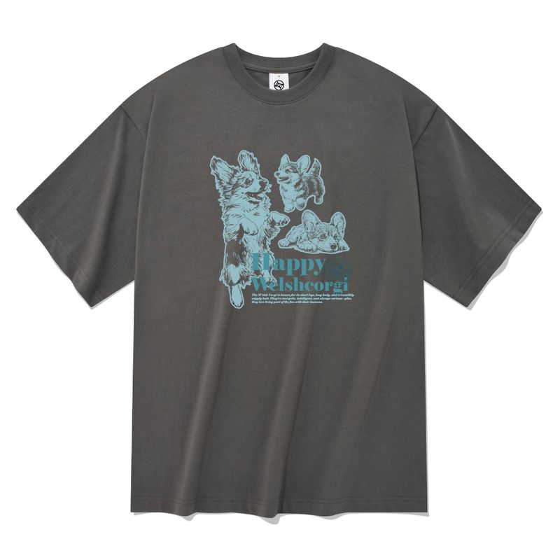 HAPPY WELSHCORGI T-SHIRTS