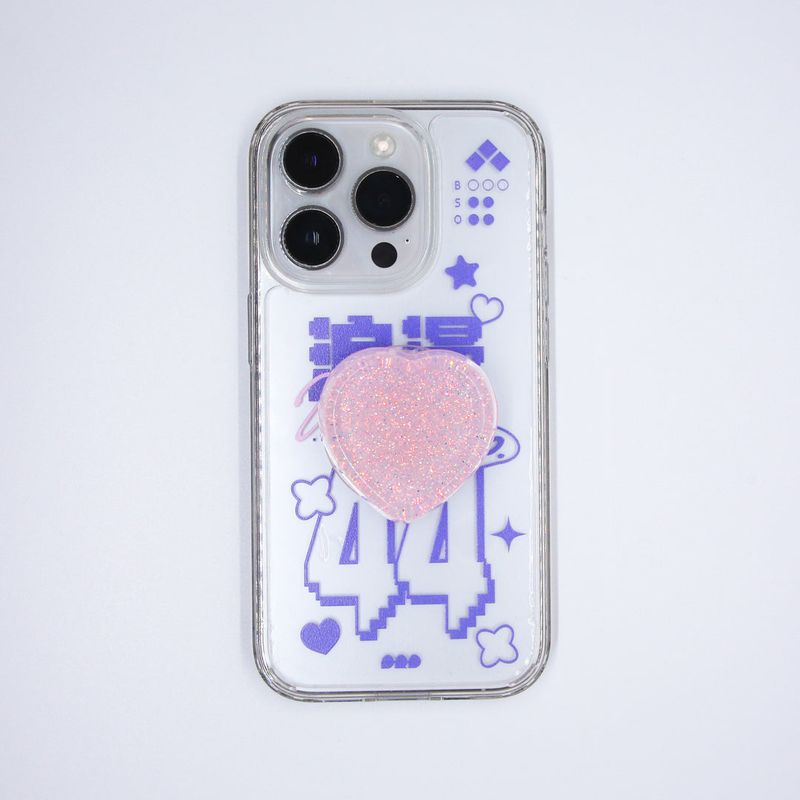 【MADE】glitter Heart Smart Tok / Pesto 23.