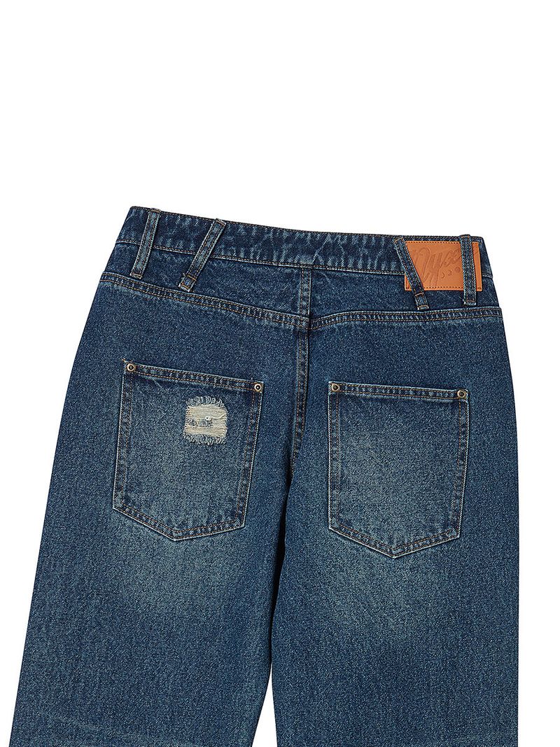 STAR APLIQUE DENIM PANTS INDIGO