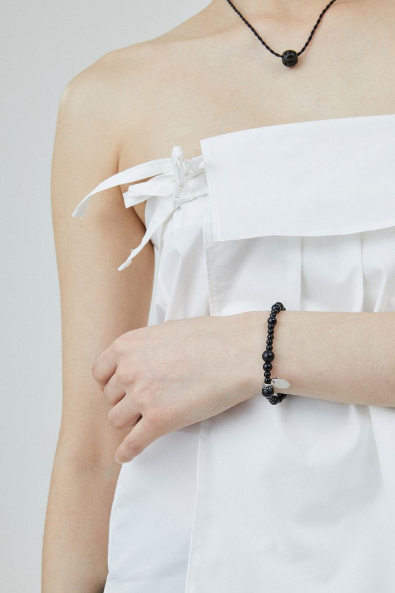 山力 ALL BLACK RONDEL BRACELET