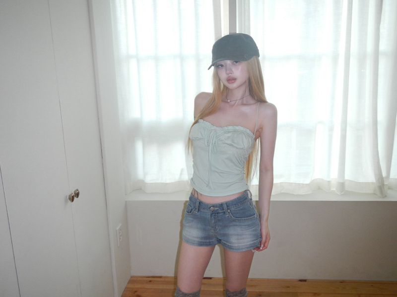 cinamon shirring top(4 color)