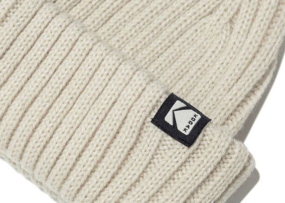 RAINBOW SHORT BEANIE【IVORY】