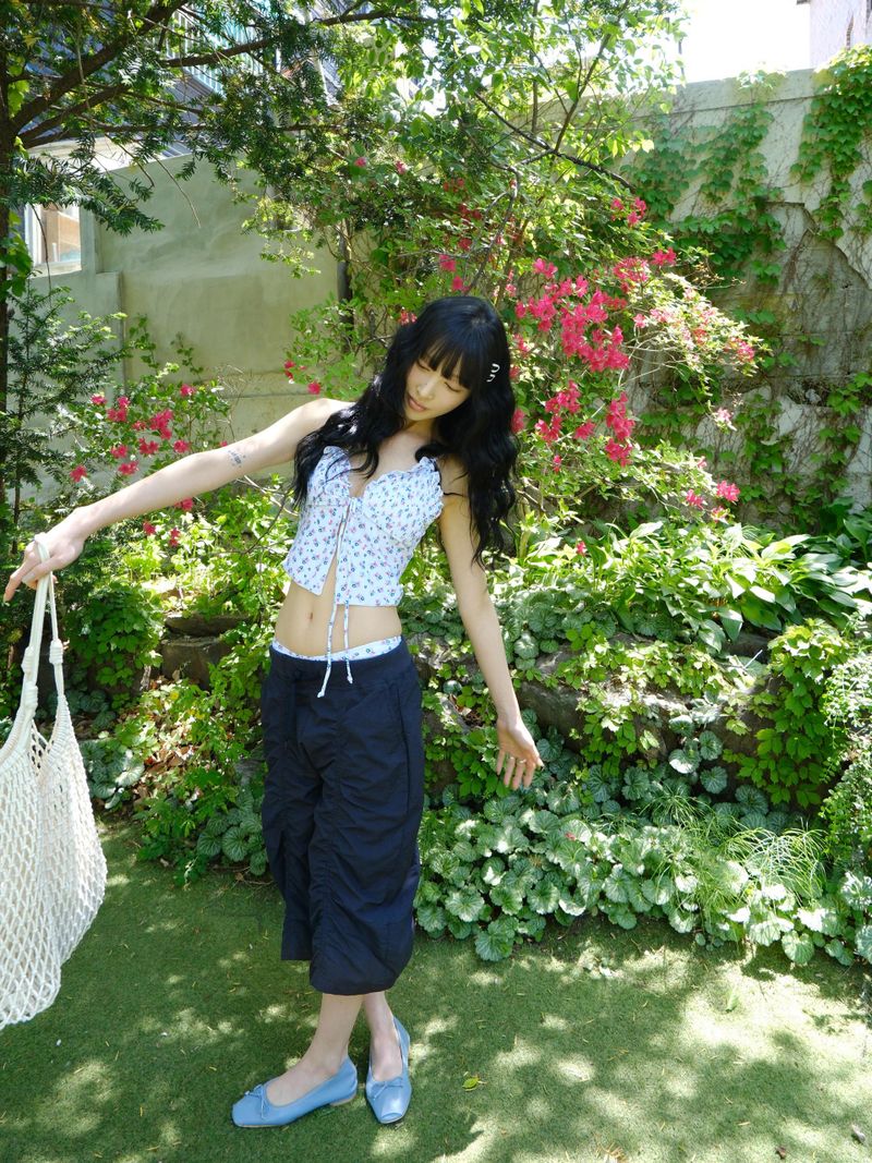 shirring capri pt