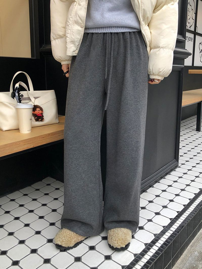 [MADE] ENTOL VELOUR WIDE PANTS