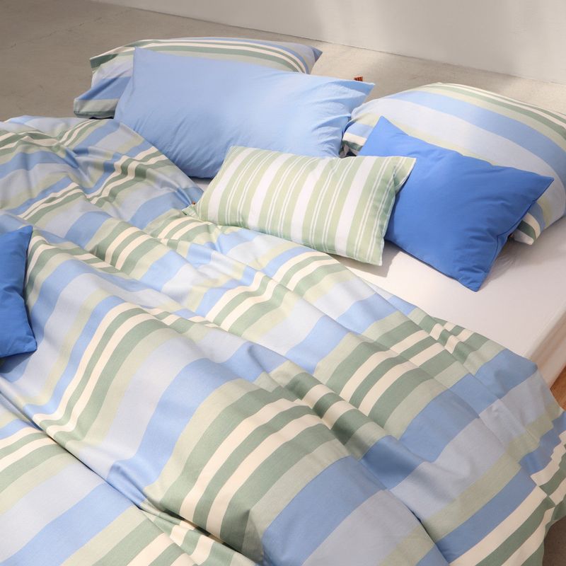 Blue raya duvet cover Qsize(200x230cm)