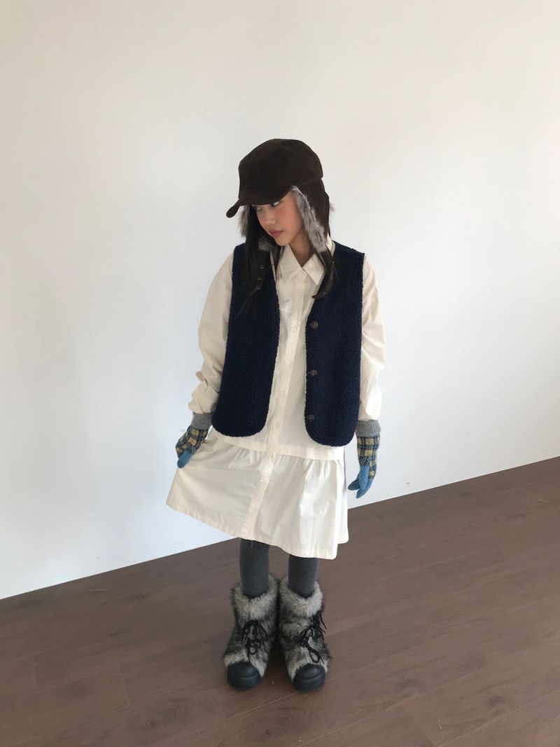low-key shirt dress (2color)