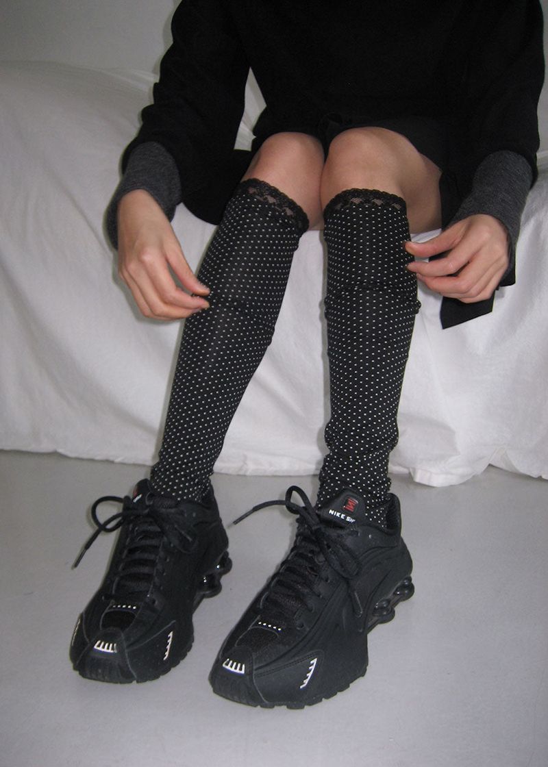 DOT LACE LEG WARMER