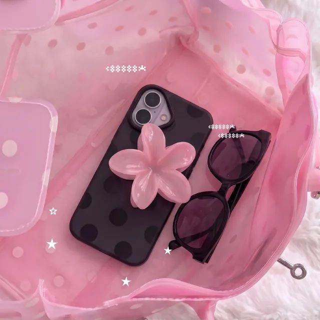 Pastel Jelly Dot Pattern Soft Matte iPhone Case
