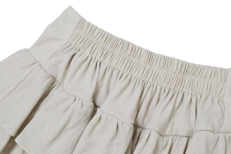 Ariel flare skirt (beige)