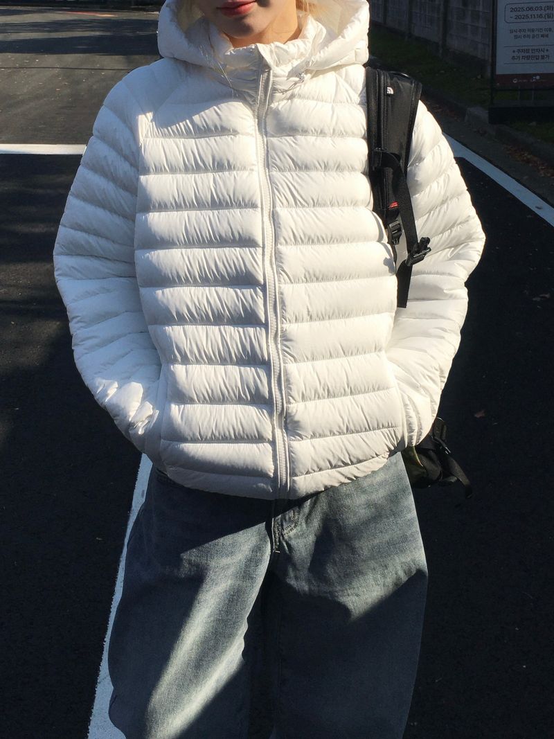 Detachable hood, two-way lightweight padding (4c)