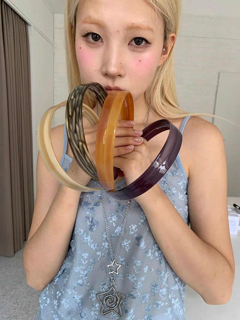 House of haus（ハウス オブ ハウス）の「Autumn acrylic hairband(4c)（Hair Accessories）」