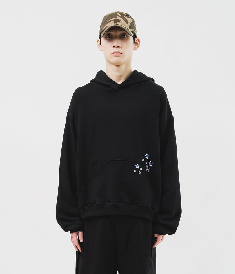 HIFIFNK(ハイファイファンク)の「(MADE) Blue Star Softy Hoodie_Black(Tops)」