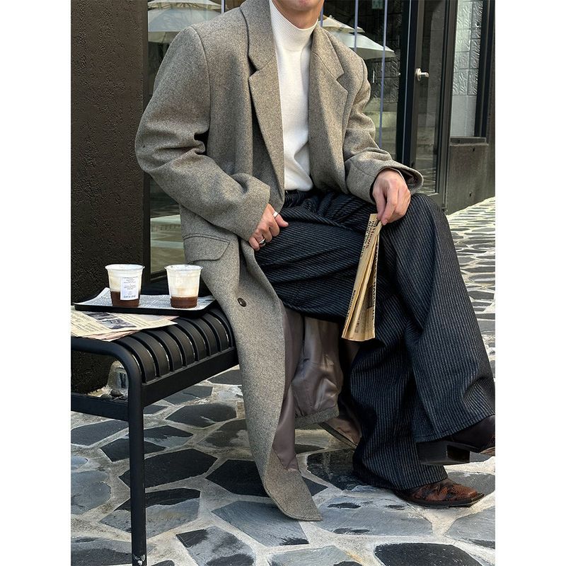 [F/W] Hidden max wool long coat(3color)