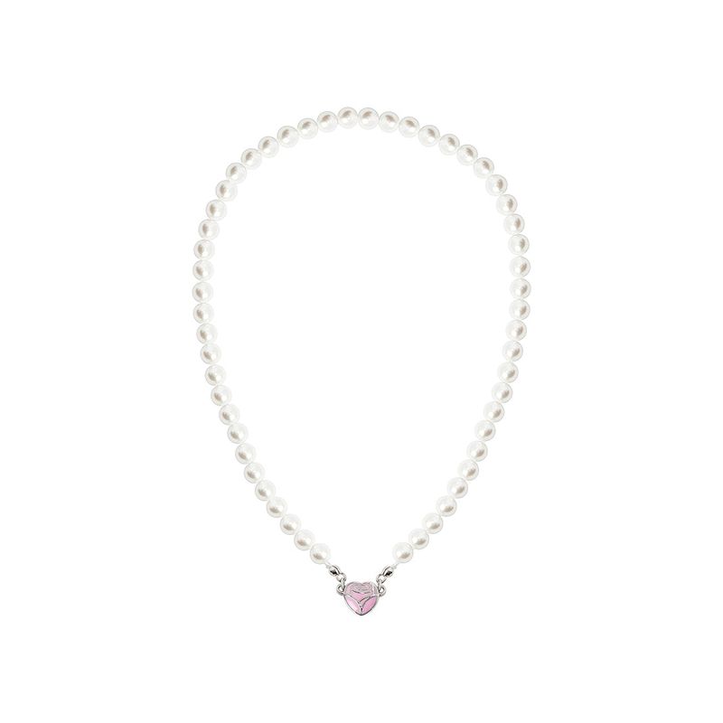 Rose Lock Pearl Choker (2colors)