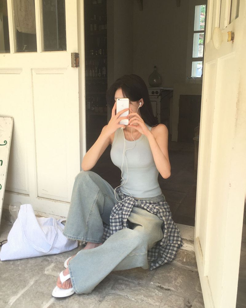 [MADE] Sand, Daily Rib Camisole