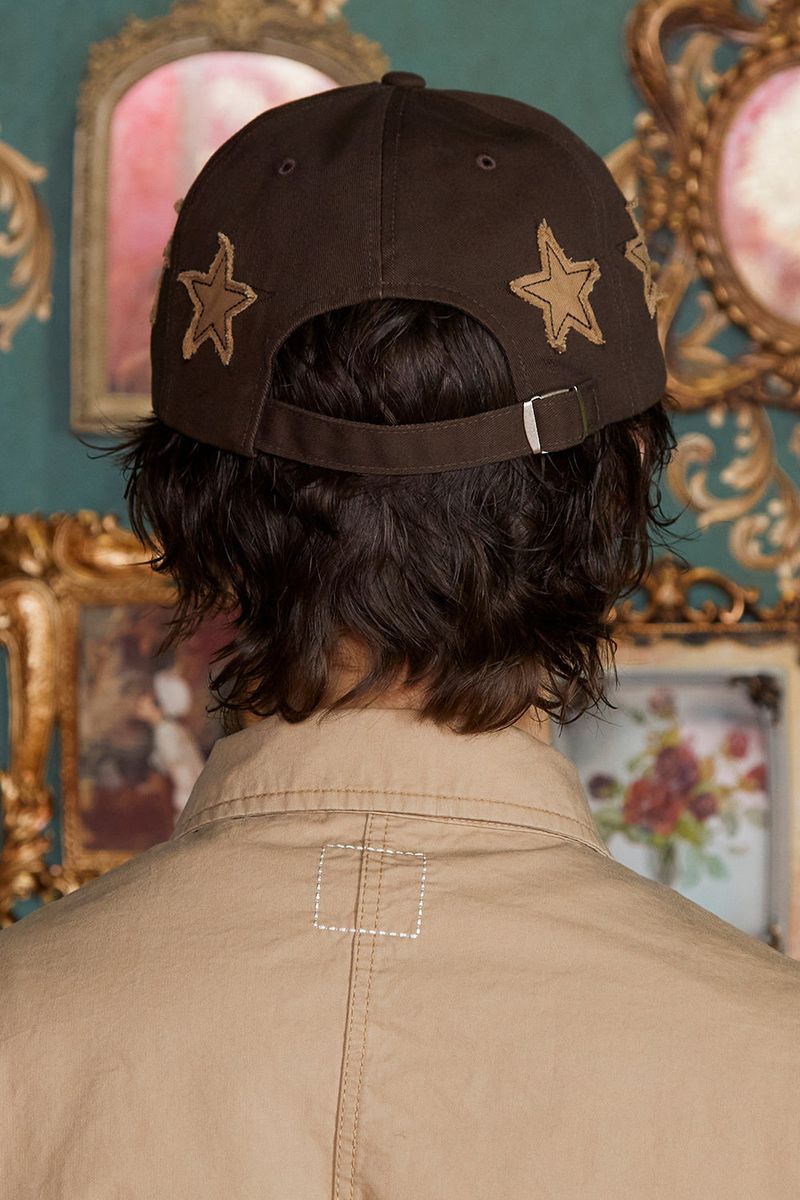 LOGO STAR CAP / BROWN