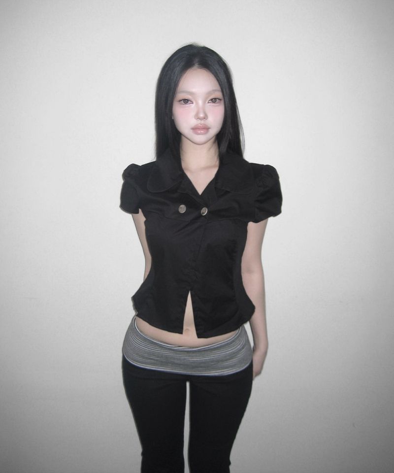 lottie open blouse (2colors)