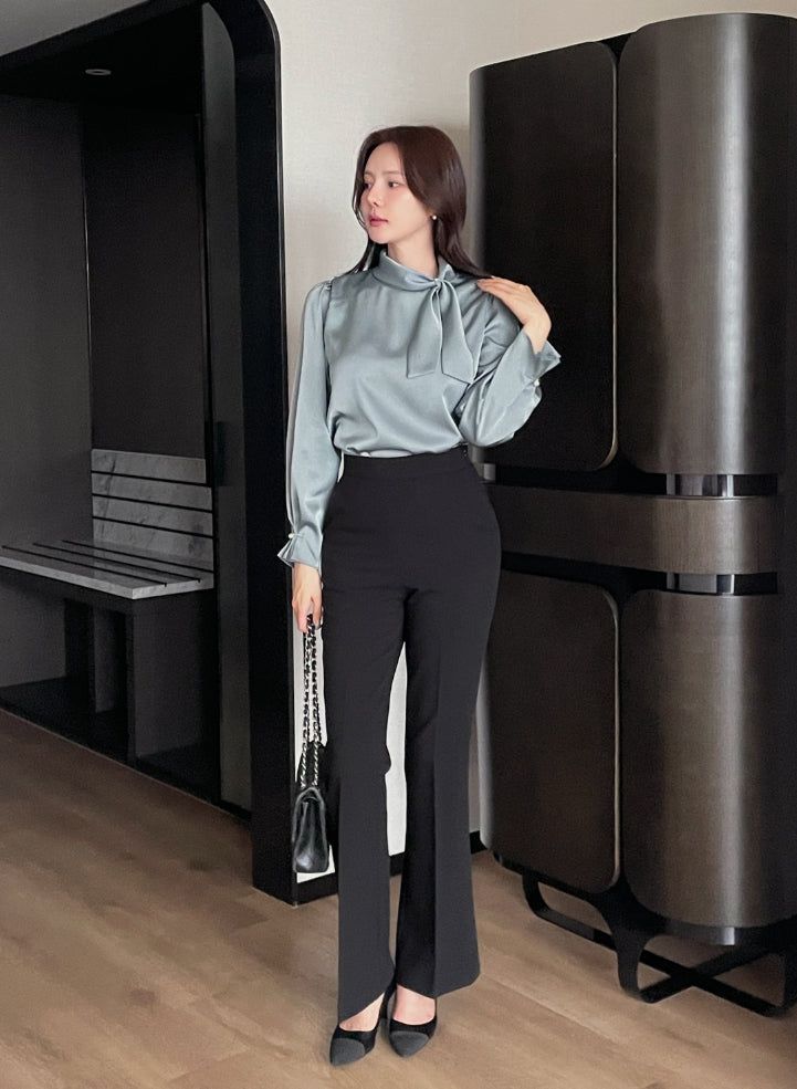 Benon Span Slim Bootcut Slacks