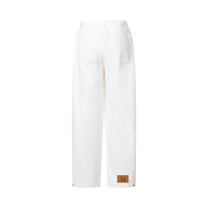 ONEIL SIDE PINTUCK WIDE COTTON PANTS UNISEX (4Color)