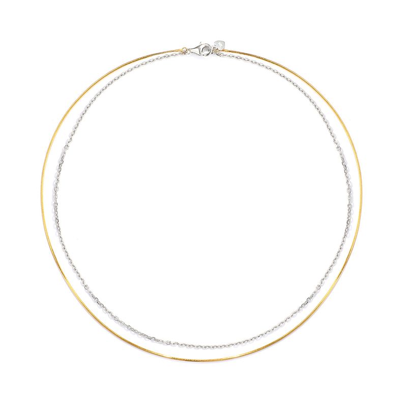 After Dawn（アフター ドーン）の「TWO-TONE CHAIN NECKLACE（Accessories）」