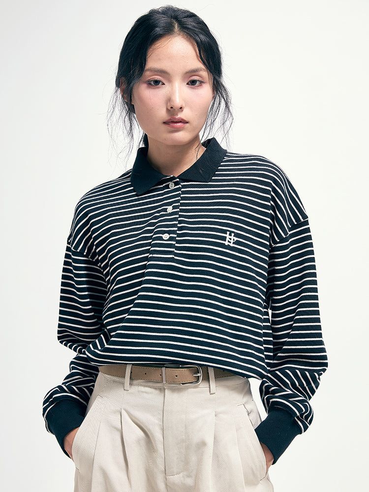 HOWL STUDIO（ハウルスタジオ）の「Stripe polo top （Tops）」