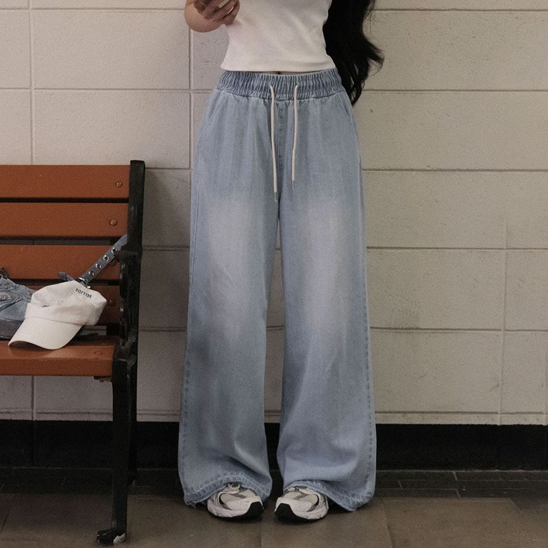 [BELLIDE MADE] Summer Cool Wide Denim Pants