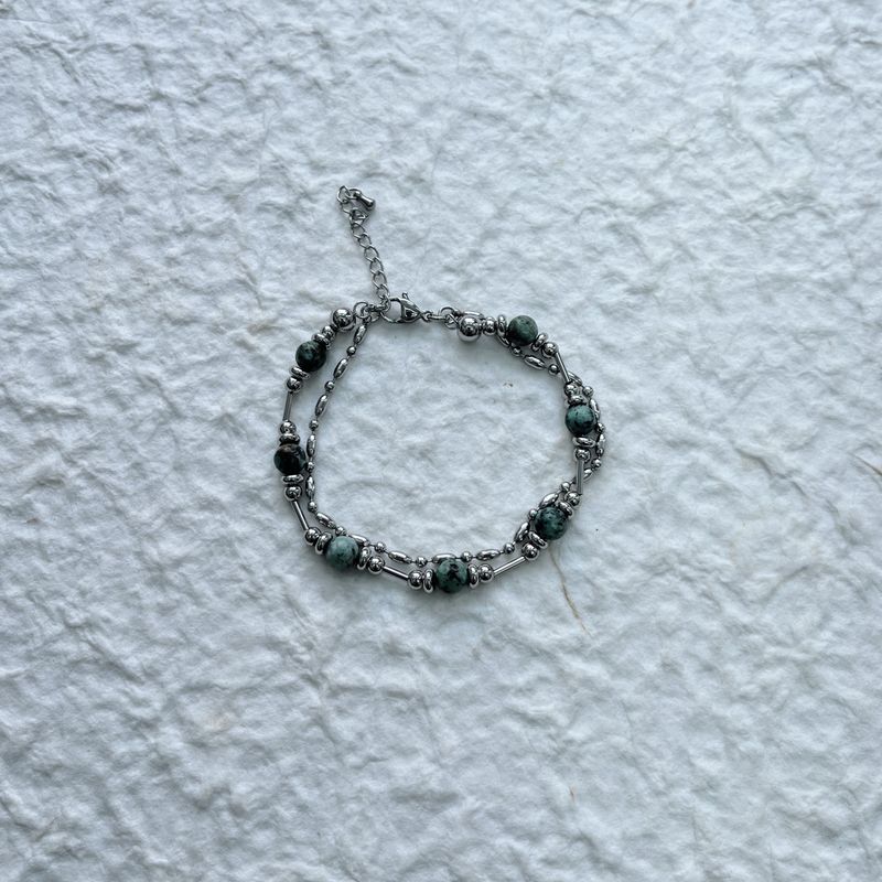 Layered Mineral Link Bracelet
