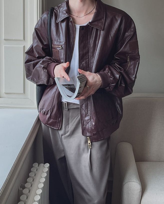 Salty Vintage Leather Jacket
