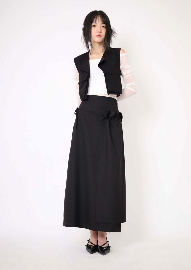 Ara off-Shoulder Mesh Tee