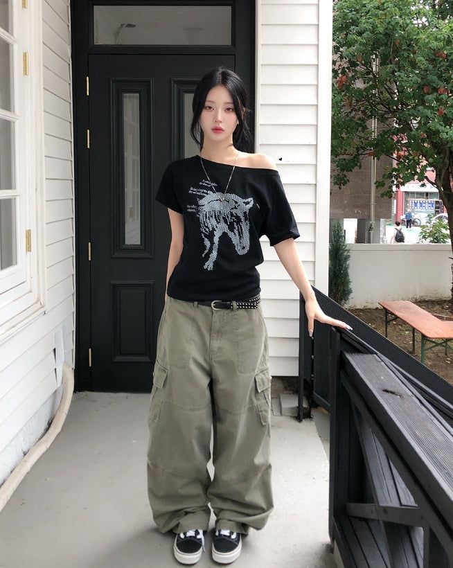 Feud Dyed Washed Cargo Pants
