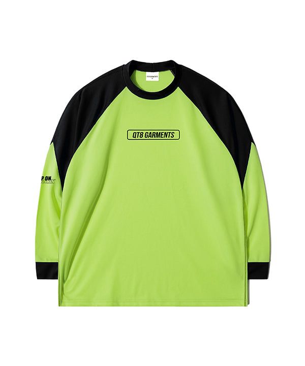 QT8 GARMENTS(キューティーエイトガーメント)の「OC Spin Tee (for B-Boys & B-Girls) (Green)(Tops)」