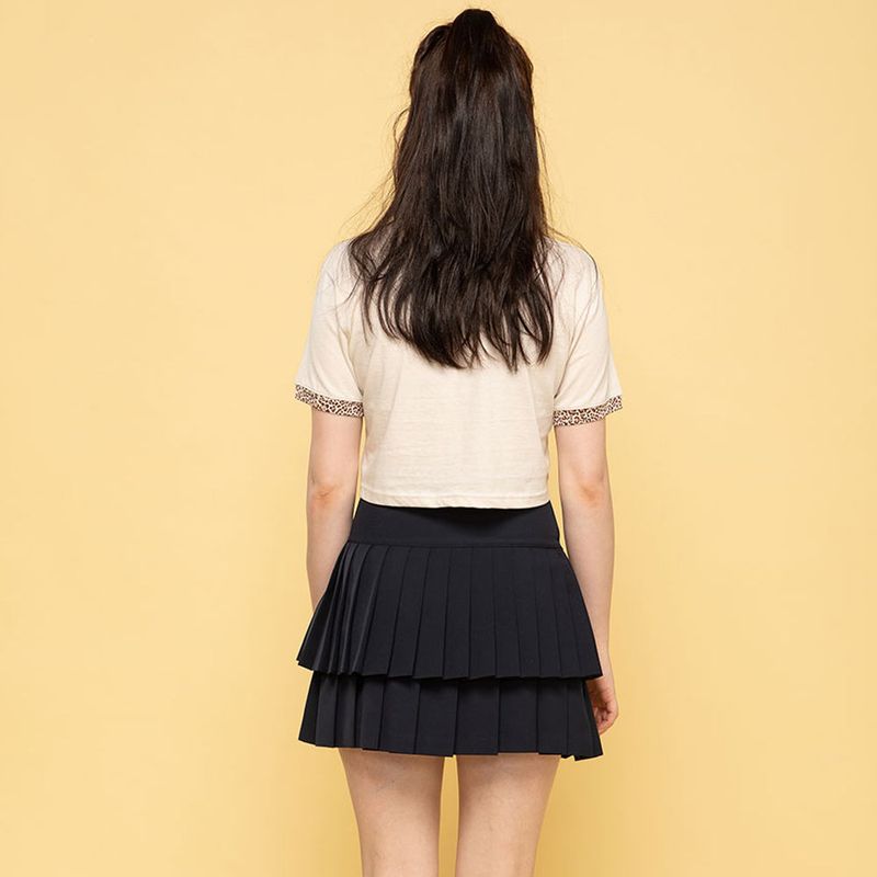 LEOPARD POINT TEE (BEIGE)