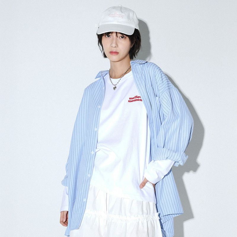 MELLOW MOMENT PLAIN T-SHIRT (White)
