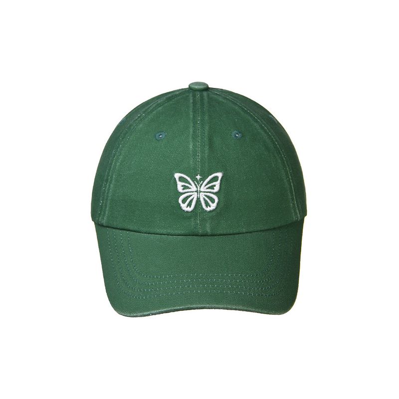 VINTAGE MINI BUTTERFLY BALL CAP_KHAKI