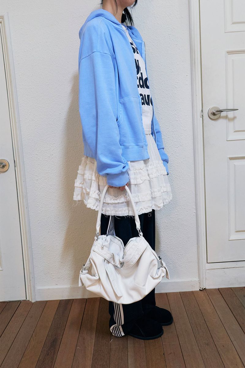 Raucohouse（ラウコハウス）の「Brim crack leather 2-way bag（Bags）」