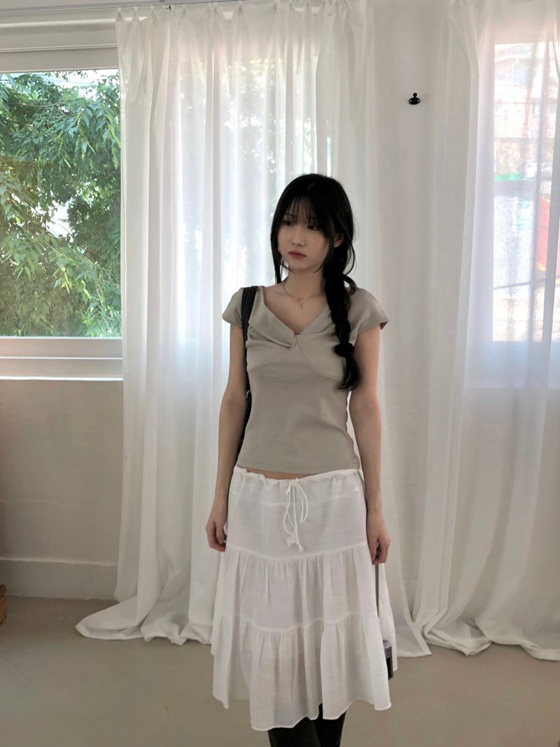 Andy Cancan Midi Skirt (2 colors)