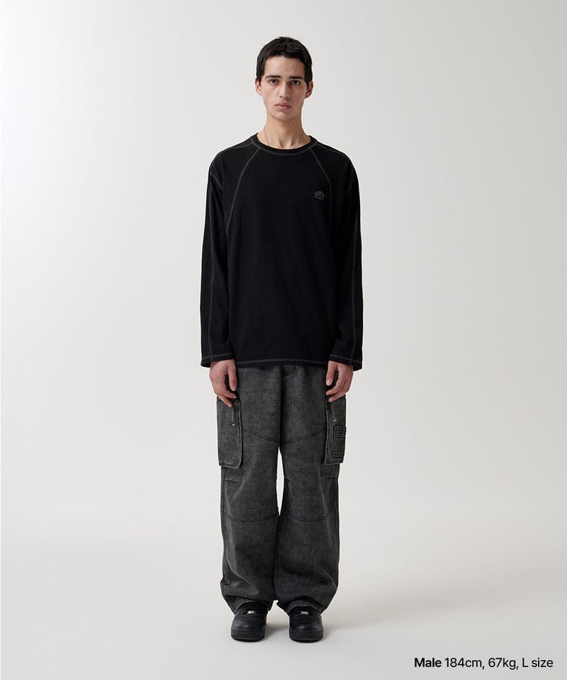 ECLIPSE LOGO STITCH LS TEE