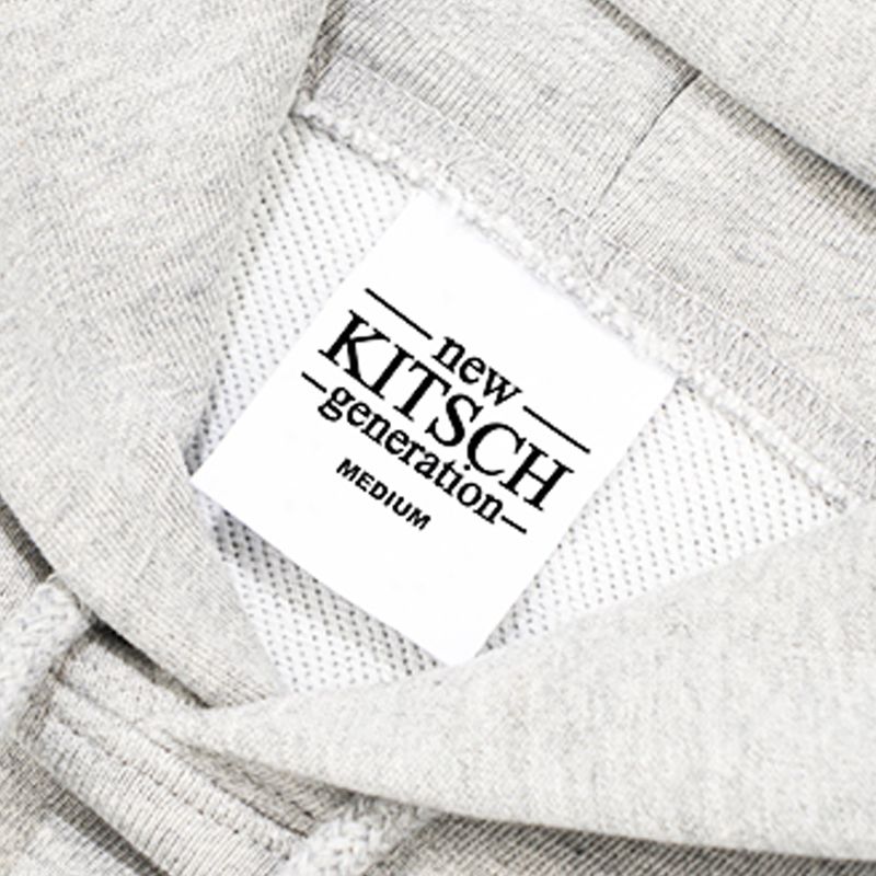 KITSCH CAT JUMPING HOOD TEE (LIGHT MELANGE)