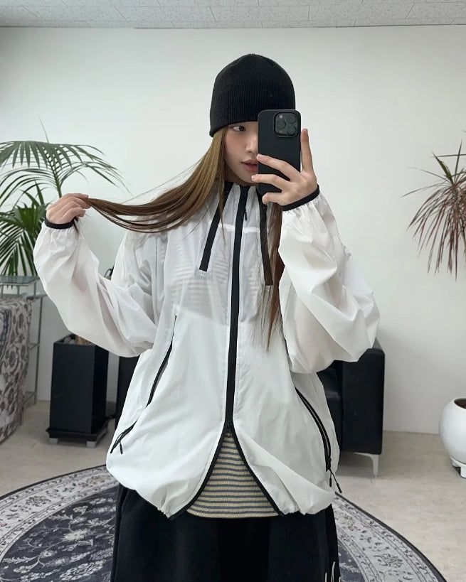 SATIIIZ（サティーズ）の「Kain Summer Multi-Zipper Wind Jacket（Jackets/Outerwear）」
