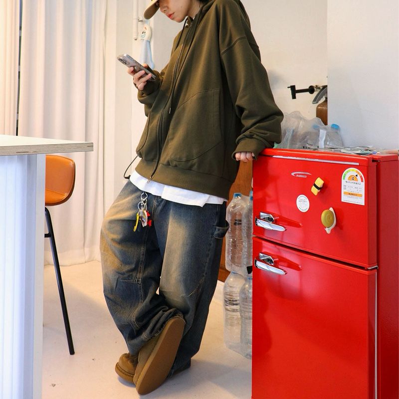 HundoP(ハンドピー)の「wide dart bizo denim pants(Pants)」
