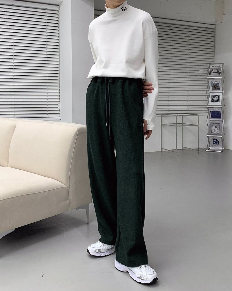 ブラーワイドパンツ