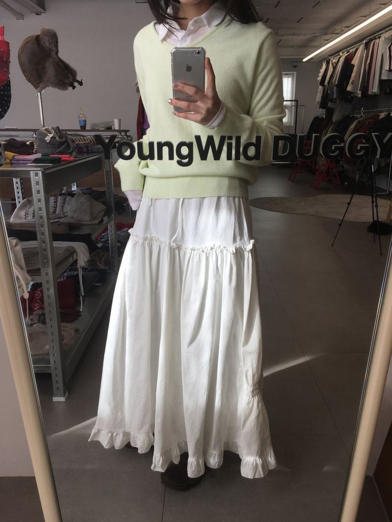 Damien Lowe long skirt (3color)