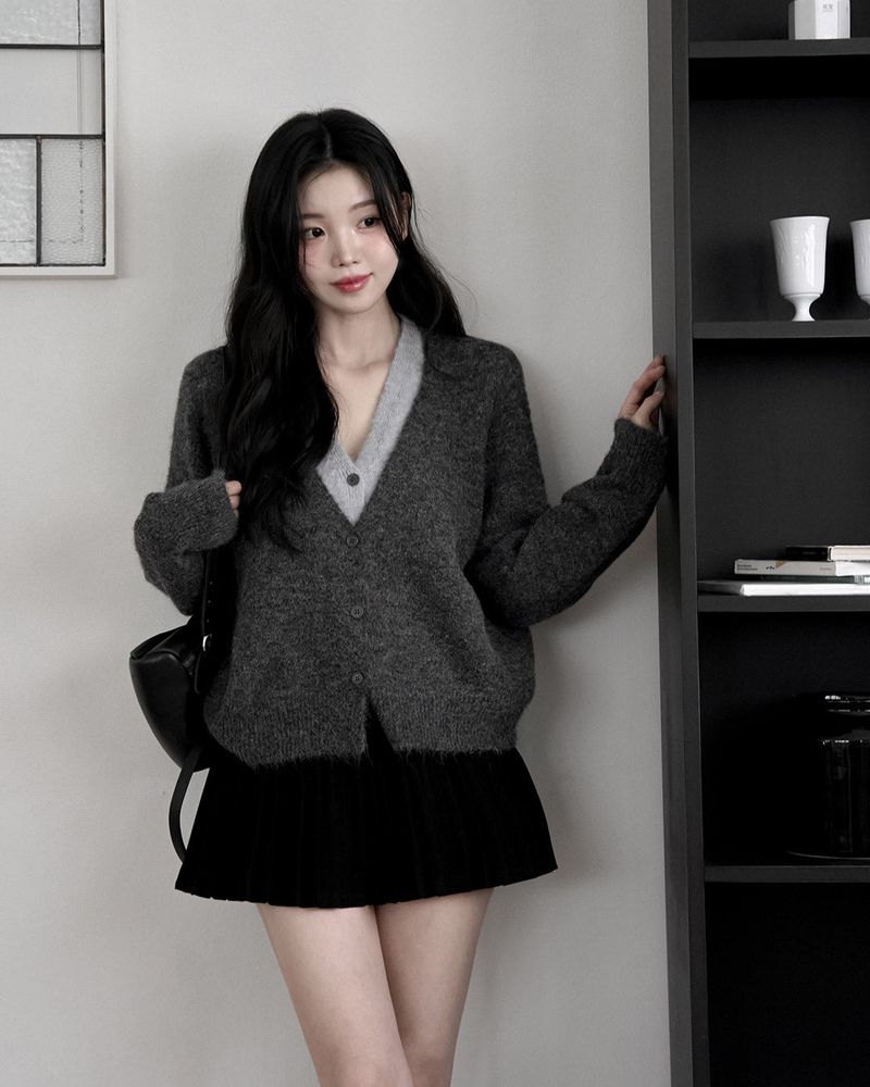Robello wool knit cardigan