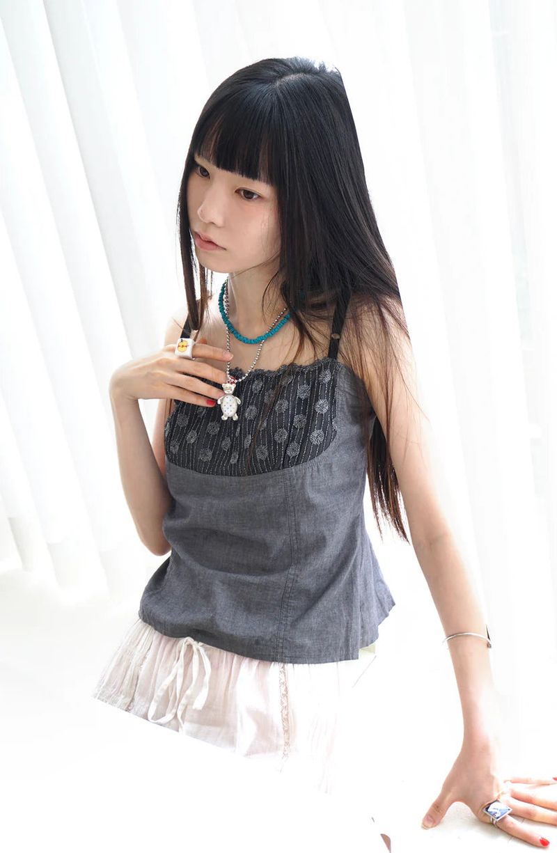 TEDDY SQUARE PATTERN BALL CHAIN